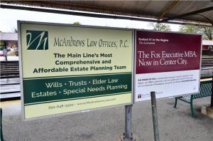McAndrews Law Estate Planning Septa Advertisement Paoli Thorndale Line