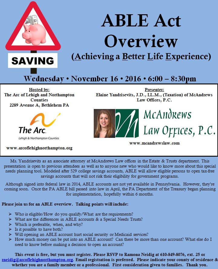 able-act-overview-the-arc-of-lehigh-and-northampton-counties-and-mcandrews-law