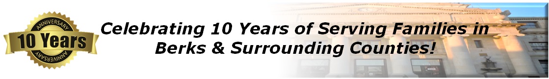 Celebrating 10 Years of Serving Families - courthouse background