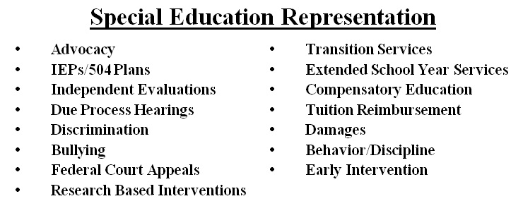 special education representation