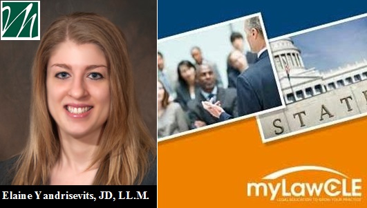 Elaine Y and MyLawCLE logo