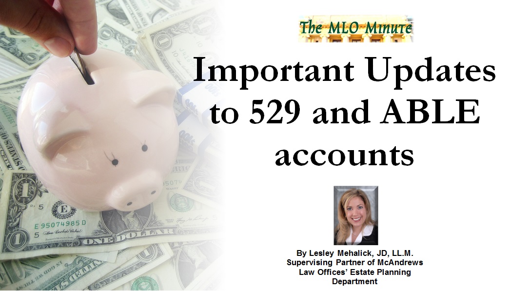 Important Updates + Graphic + The MLO Minute + Lesley headshot